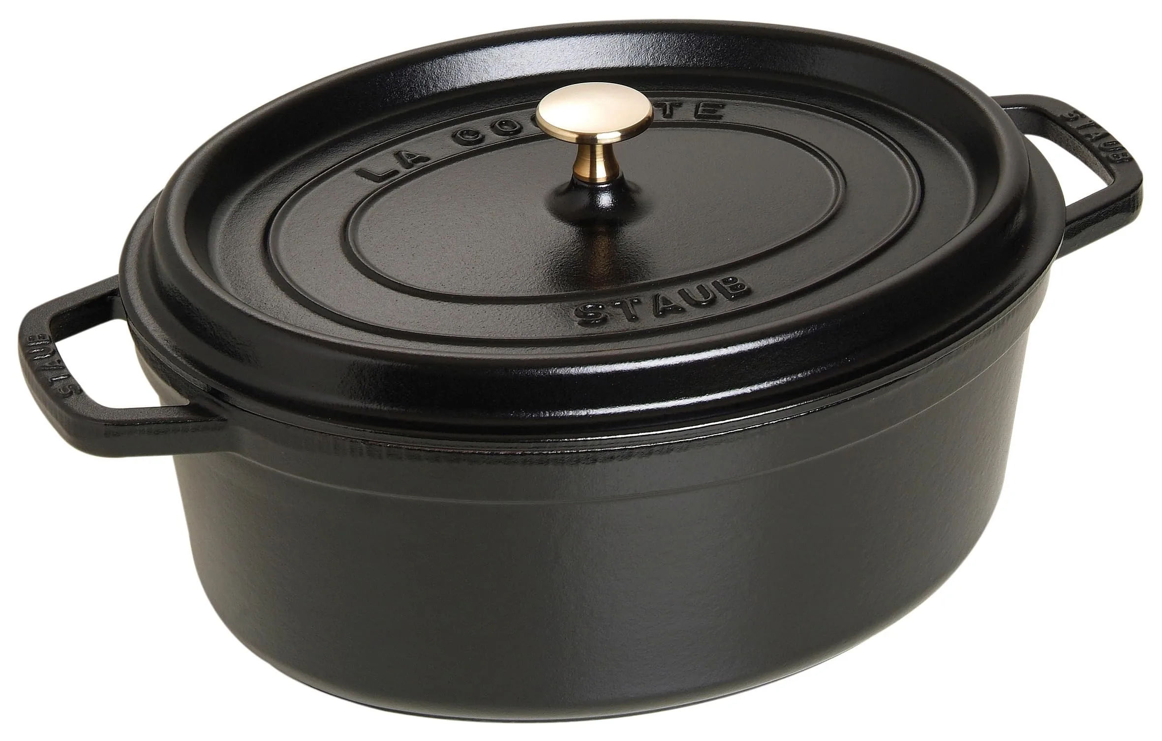 STAUB 40509-322-0 Cocotte Oval 33cm Black