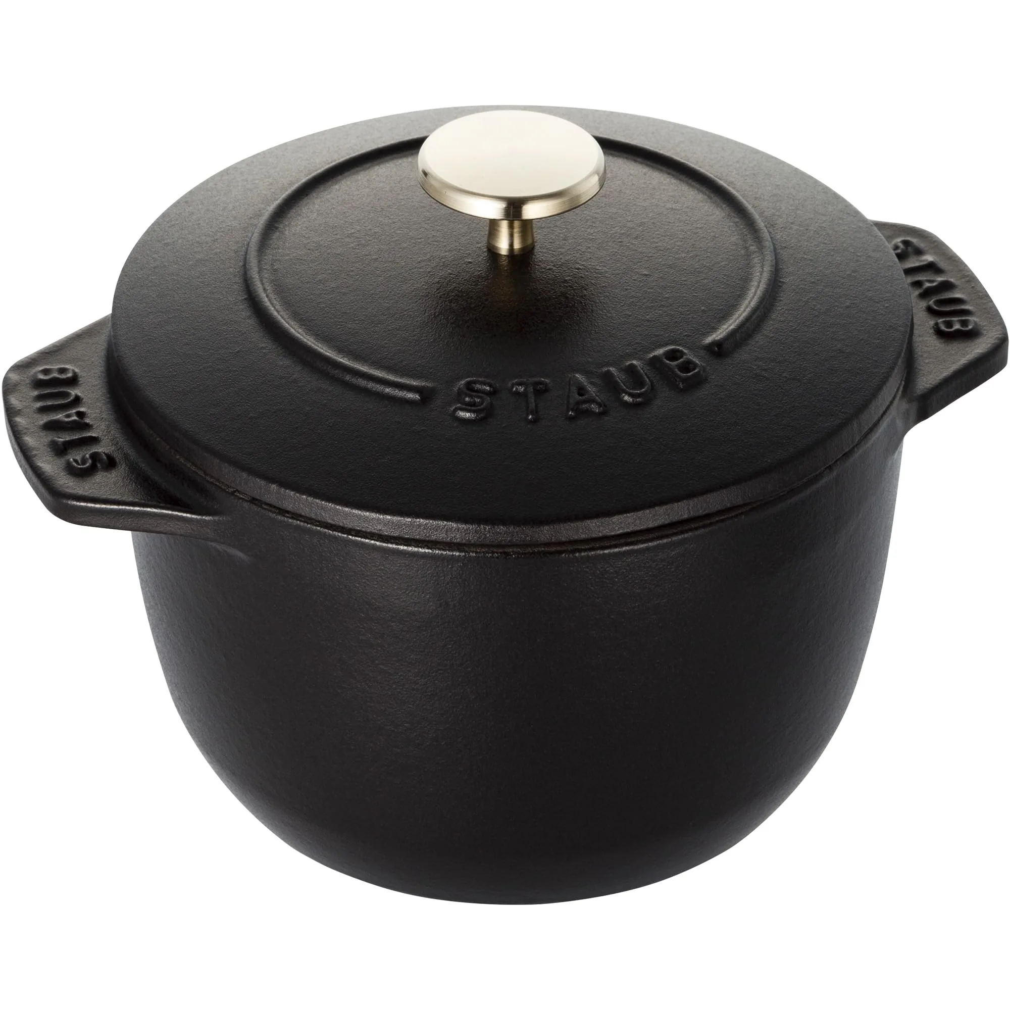 Staub Cast Iron 0.75-qt Petite French Oven – Matte Black