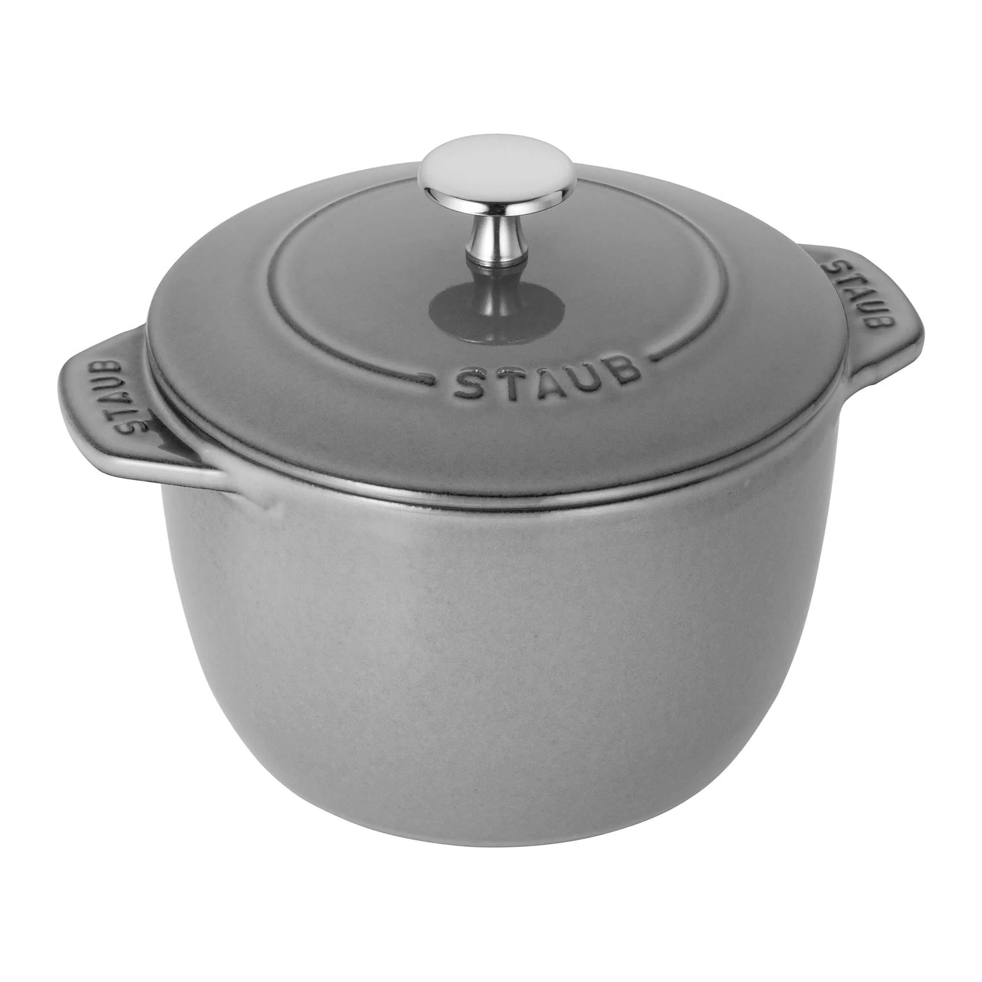 Staub Cast Iron 1.5-qt Petite French Oven – Graphite Grey