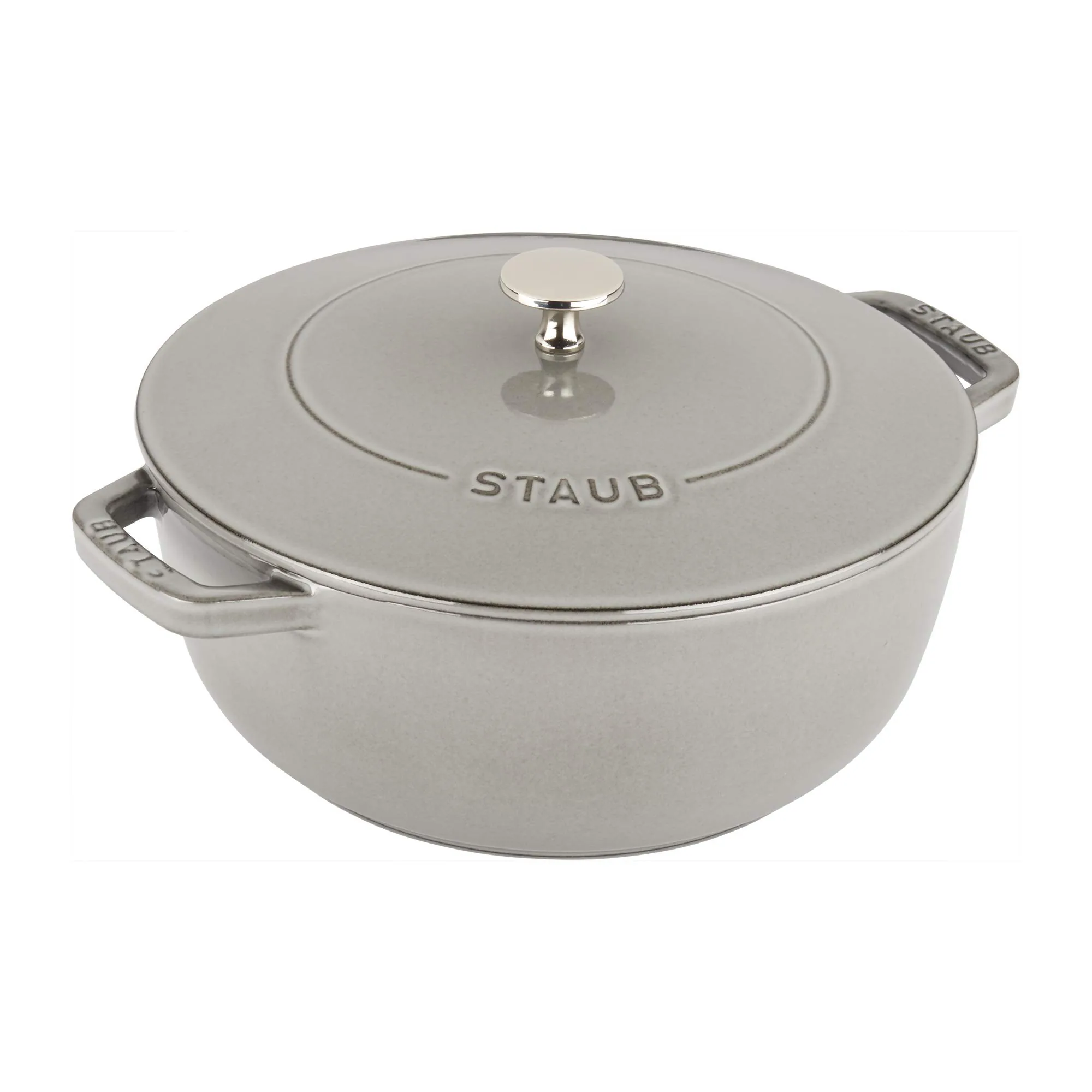 Staub Cast Iron 3.75-qt Essential French Oven – Graphite Grey