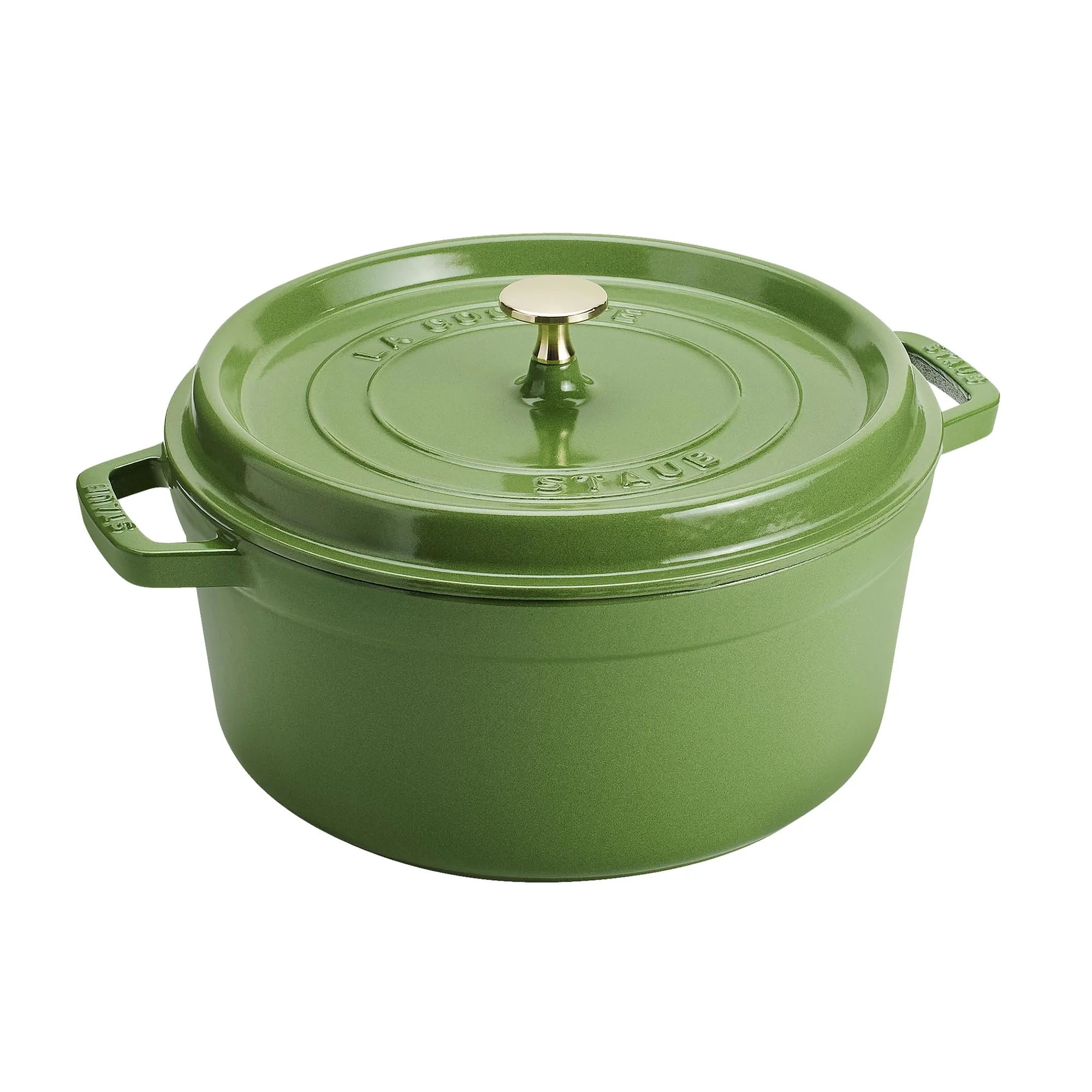 STAUB Cast Iron 5.5-qt Round Cocotte – Pistachio